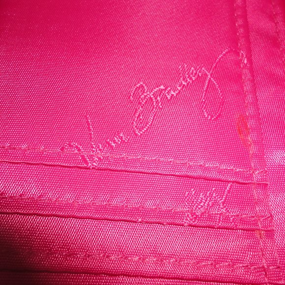 VERA BRADLEY Pink & White Cloth Flowery Pattern Small Crossbody Purse - Picture 4 of 7